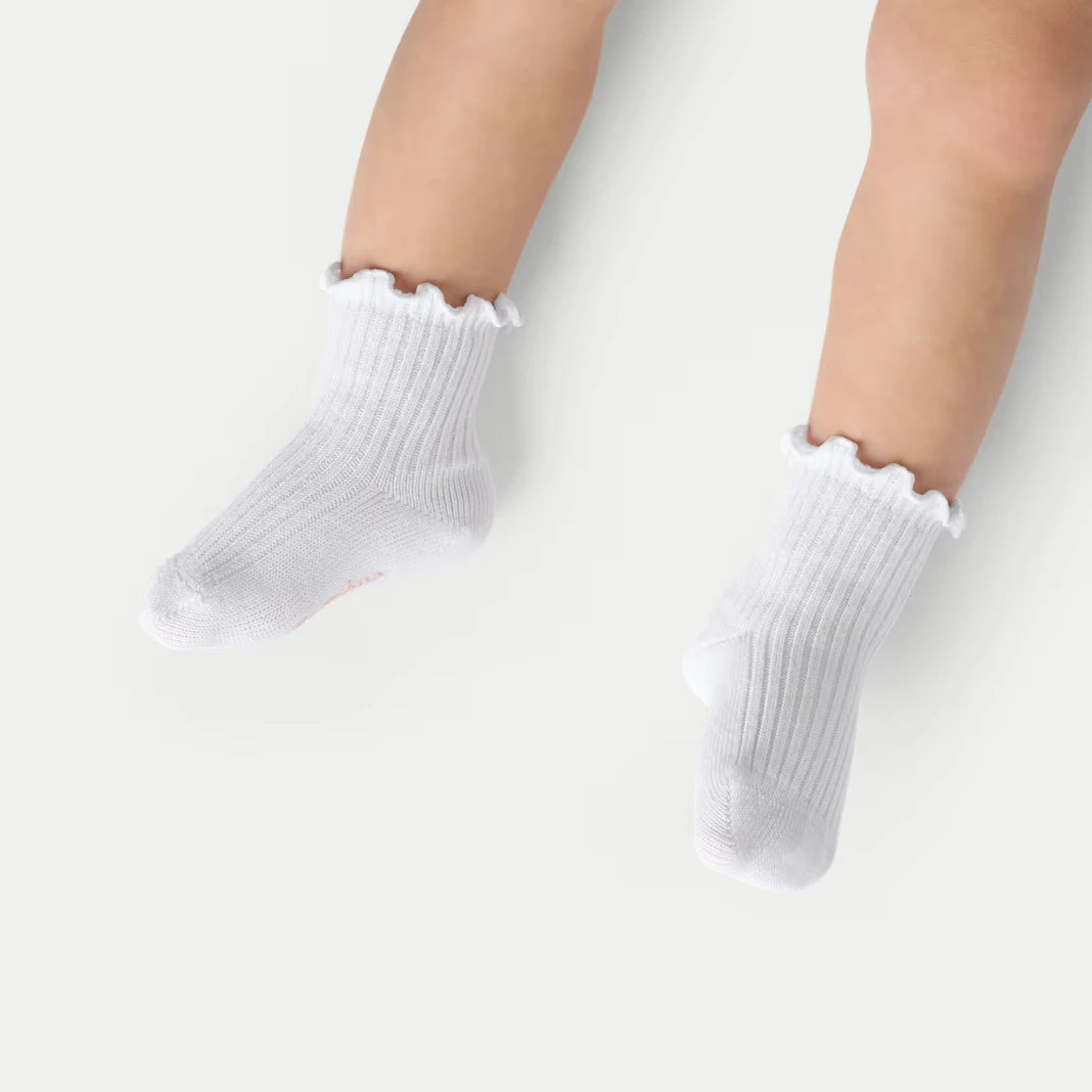 Baby Ruffle Rib Calf Sock 4-Pack (6-12 Months) - US 3244