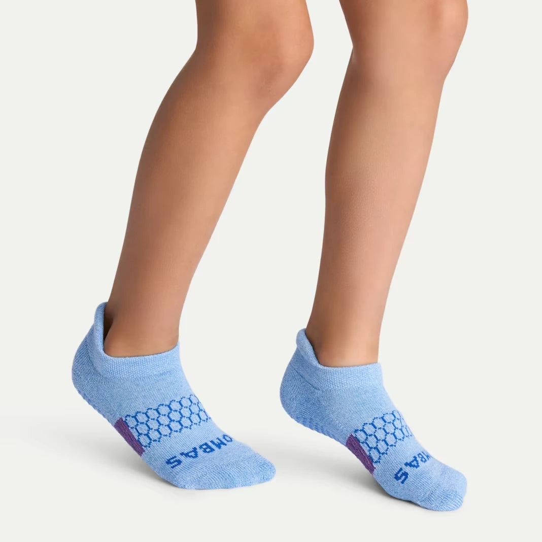 Junior Marl Gripper Ankle Sock 8-Pack - US 5832