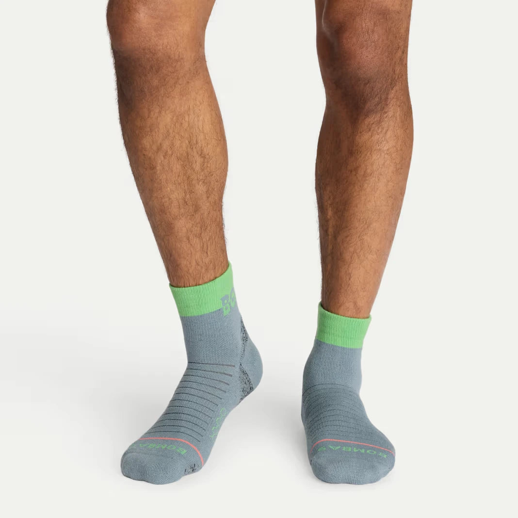 Men's Merino Wool Blend Hiking Quarter Sock 6-Pack - US 2480