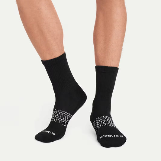 Men's Solids Half Calf Socks - US 9187