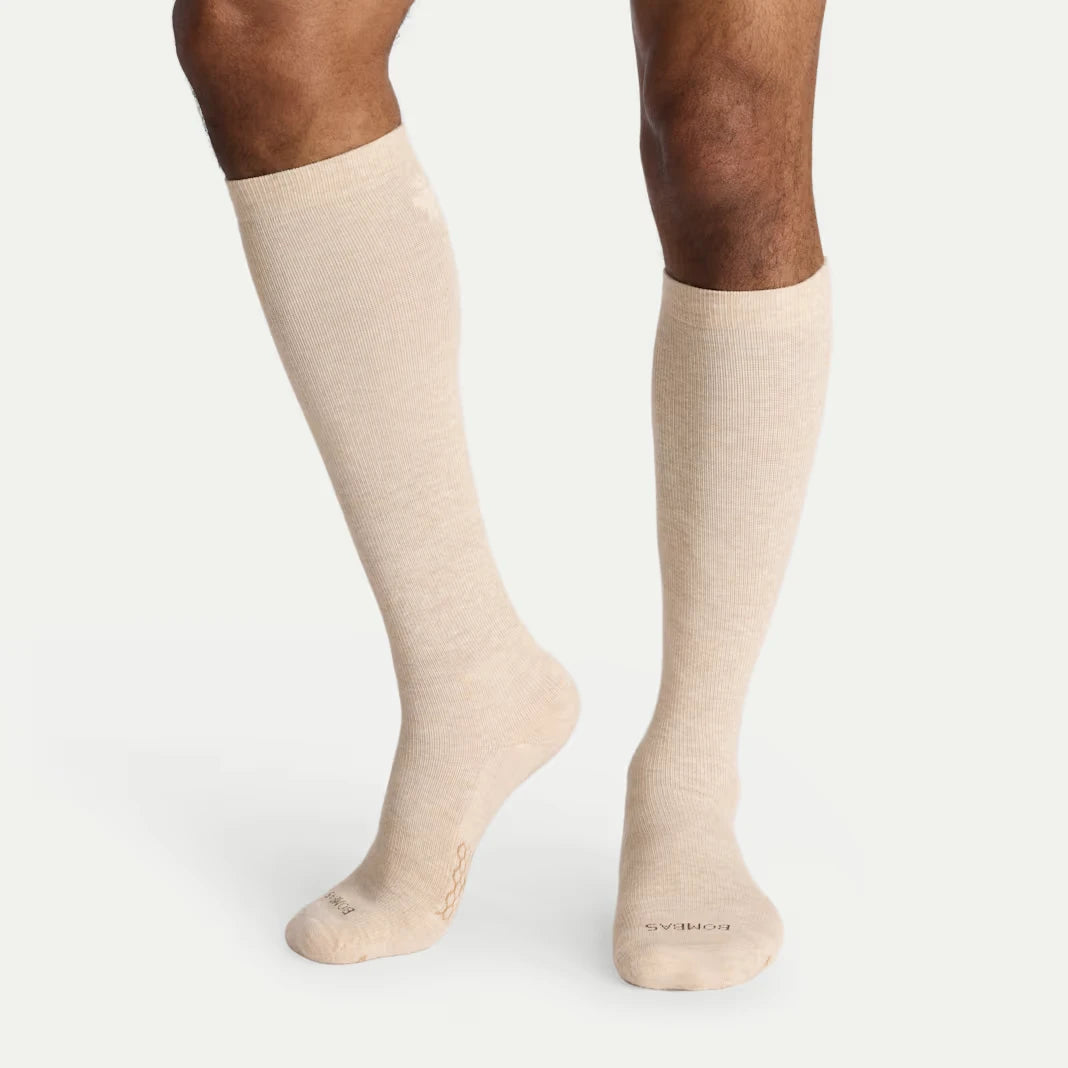 Men's Travel Compression Knee High Sock 2-Pack (15–20mmHg) - US 7296