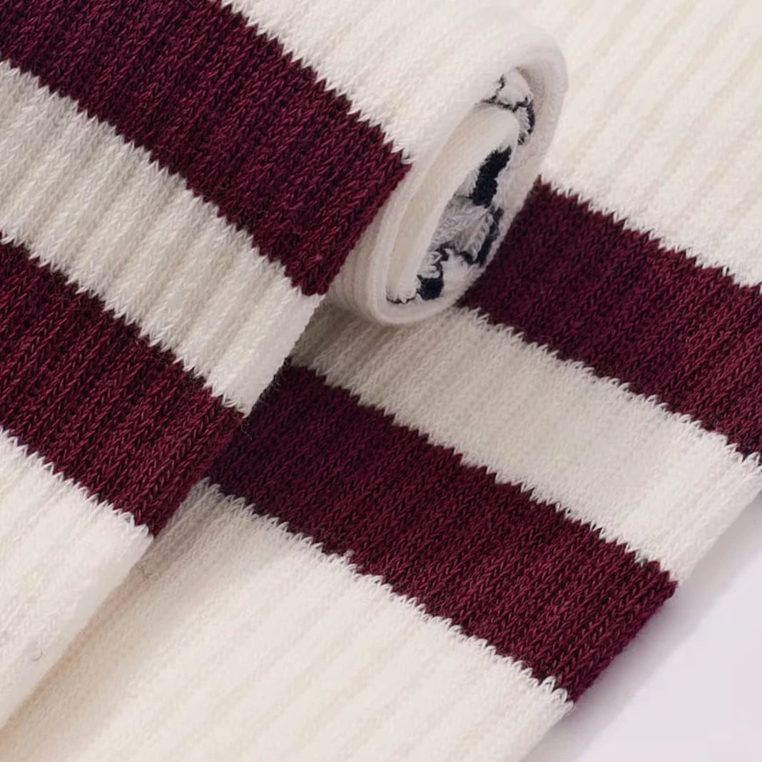 Men's Vintage Stripes Half Calf Sock 4-Pack - US 4977