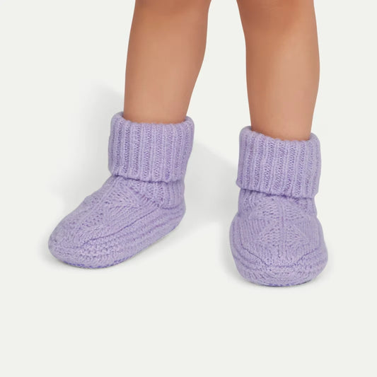 Toddler Gripper Slipper Bootie - Sherpa-Lined - US 6525