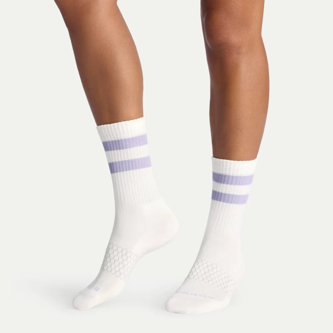 Women's Vintage Stripes Half Calf Socks - US 5244