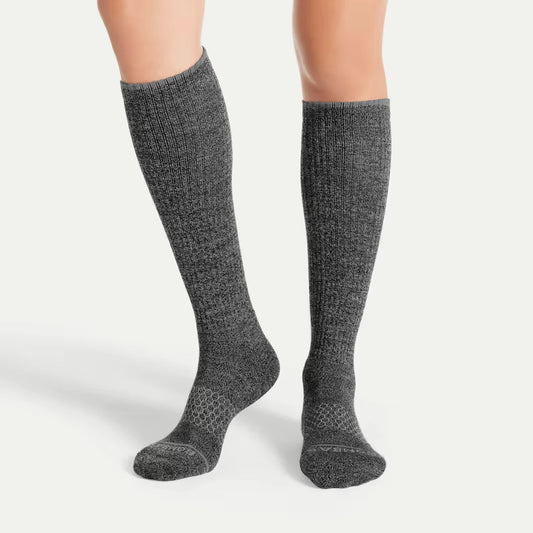 Women's Merino Wool Blend Knee-High Socks - US 8382