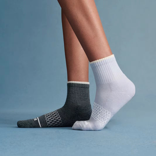 Women's Merino Wool Blend Quarter Sock 8-Pack - US 0144