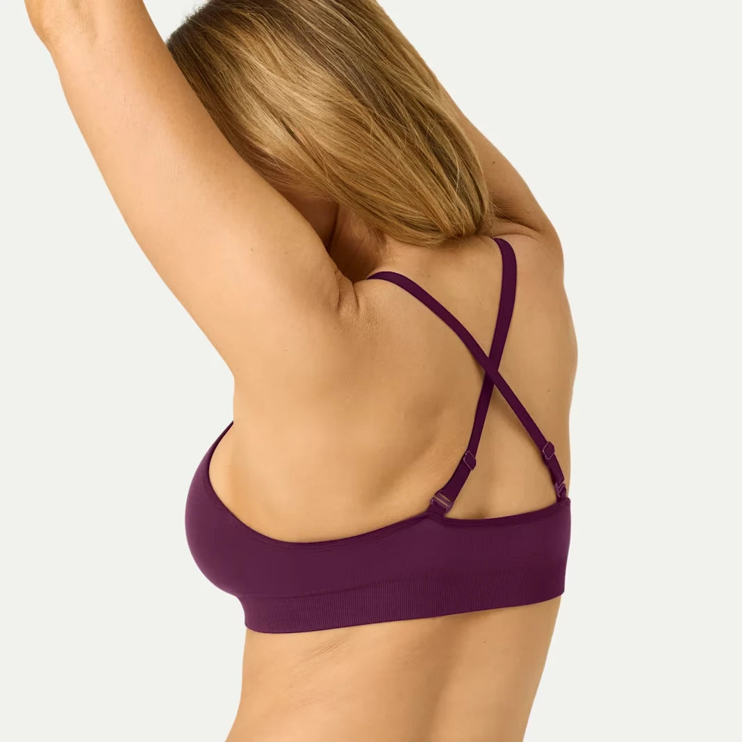 Women's Seamless Triangle Bralette + High Rise Brief Pack - US 3509