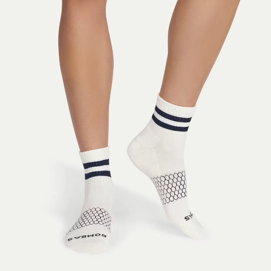 Women's Vintage Stripes Quarter Sock 4-Pack - US 9035