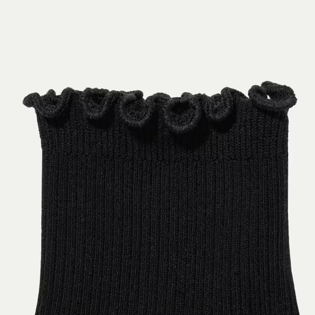 Youth Ruffle Rib Quarter Sock 4-Pack - US 6564