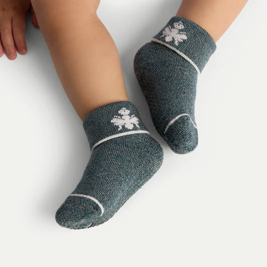 Baby Merino Wool Blend Gripper Calf Sock 8-Pack (6-12 Months) - US 3230