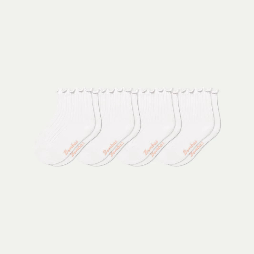 Baby Ruffle Rib Calf Sock 4-Pack (6-12 Months) - US 3244