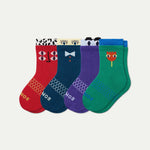 Junior Eye Spy Calf Sock 4-Pack - US 1826