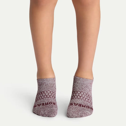 Junior Marl Gripper Ankle Sock 8-Pack - US 5832