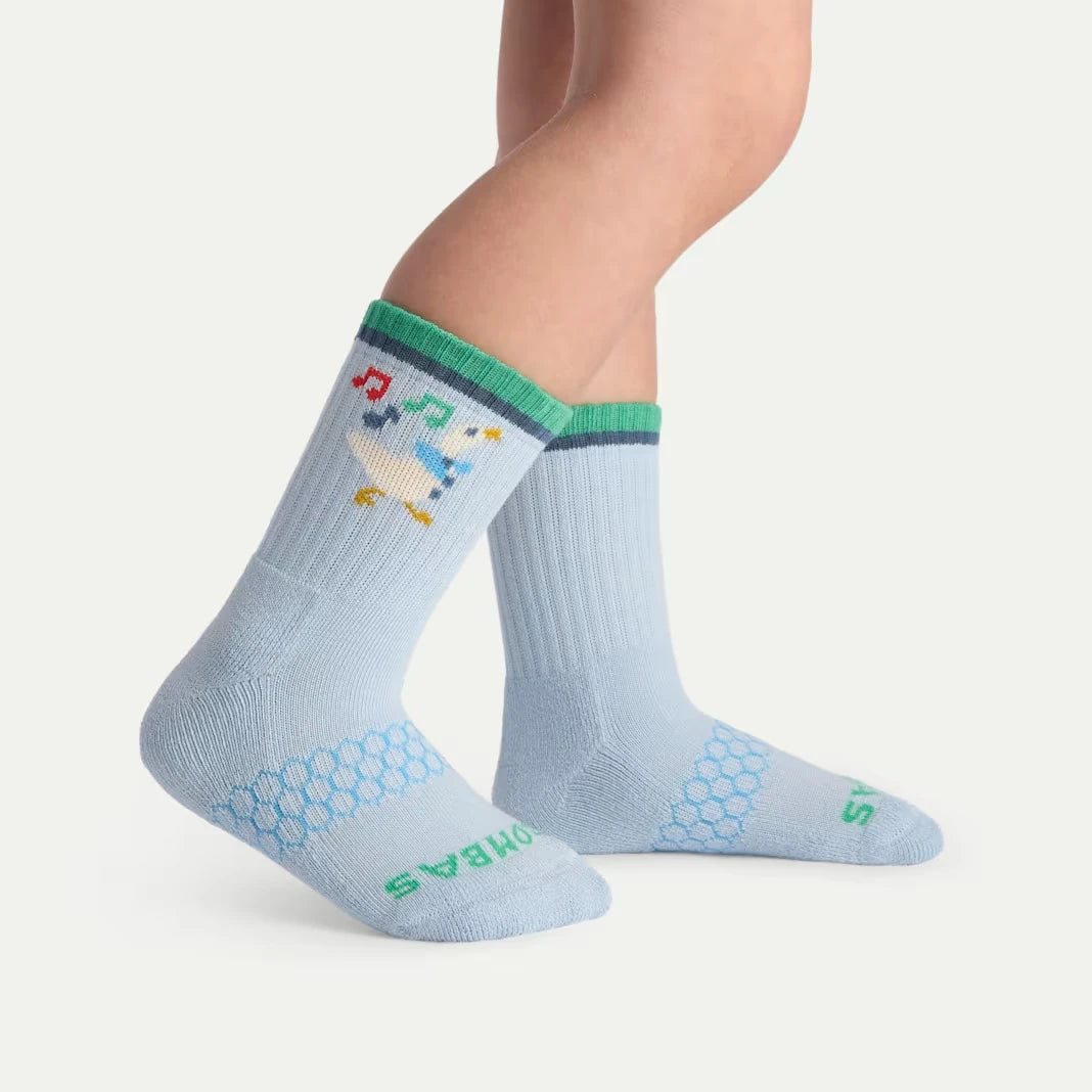 Junior Holiday Calf Sock 4-Pack Gift Box - US 8676