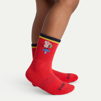 Junior Holiday Calf Sock 4-Pack Gift Box - US 8676