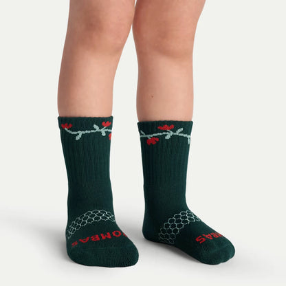 Junior Holiday Calf Sock 4-Pack Gift Box - US 8676