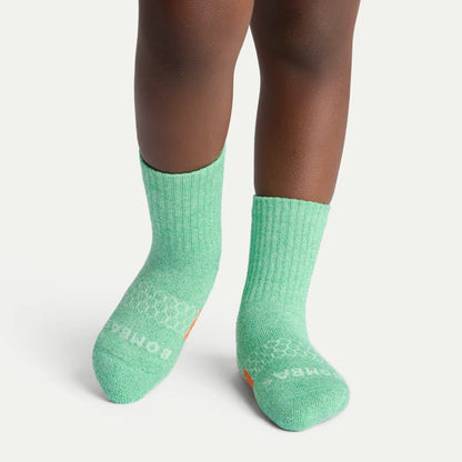 Junior Marl Gripper Calf Sock 4-Pack - US 2333