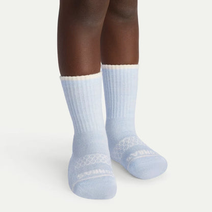 Junior Merino Wool Blend Gripper Calf Sock 8-Pack - US 0209