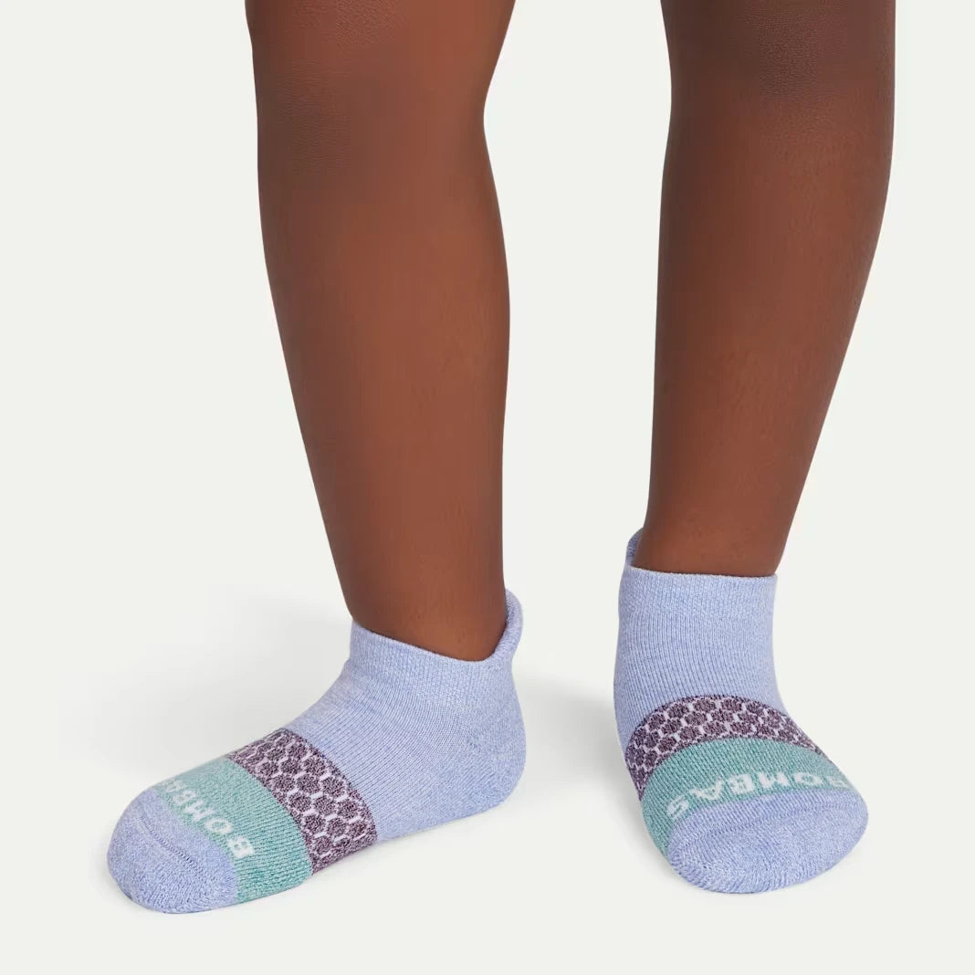 Junior Tri-Block Ankle Sock 6-Pack - US 4822