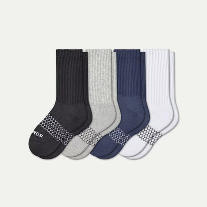 Youth Solids Calf Sock 4-Pack - US 9570