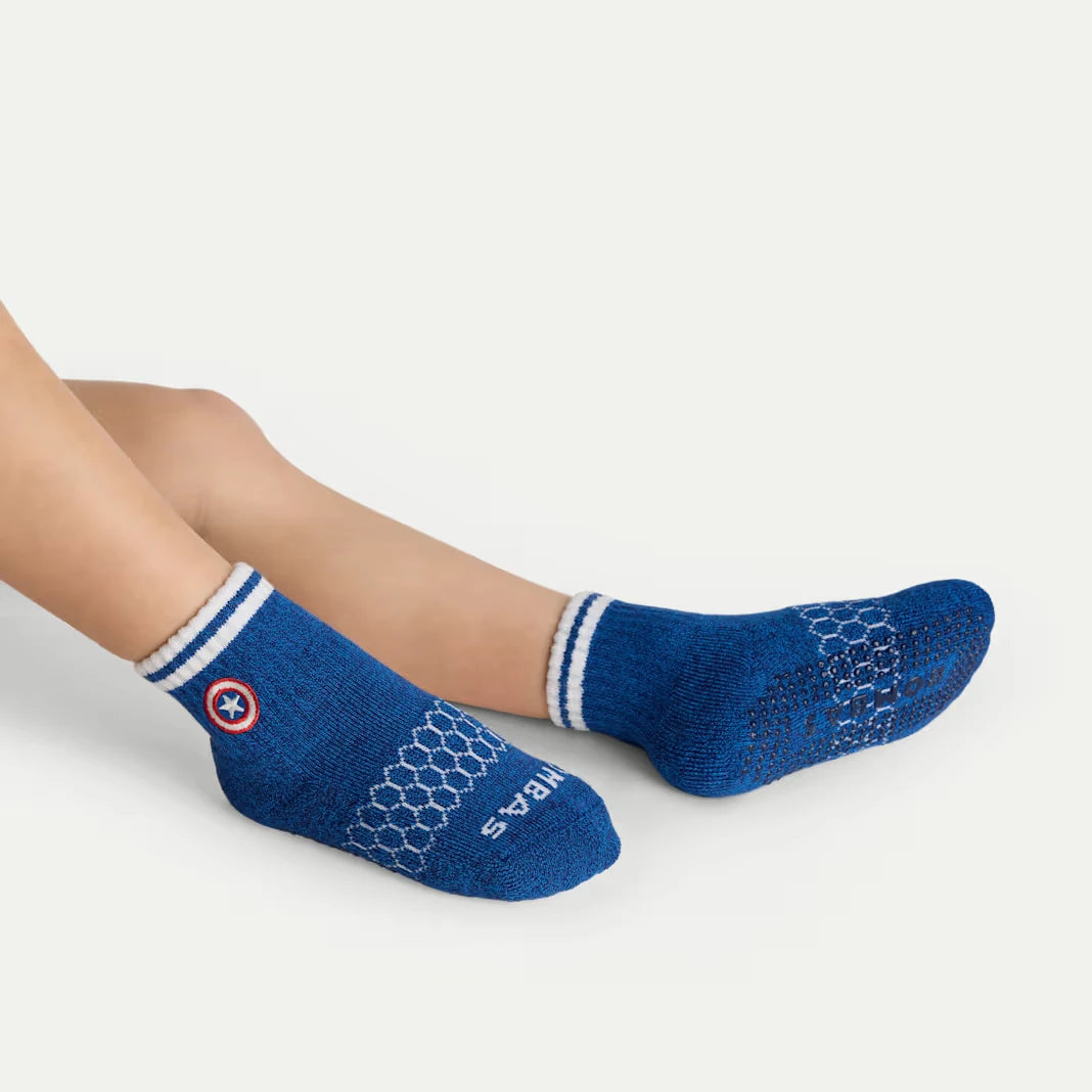 Marvel | Bombas Toddler Gripper Calf Sock 4-Pack Gift Box - US 4067