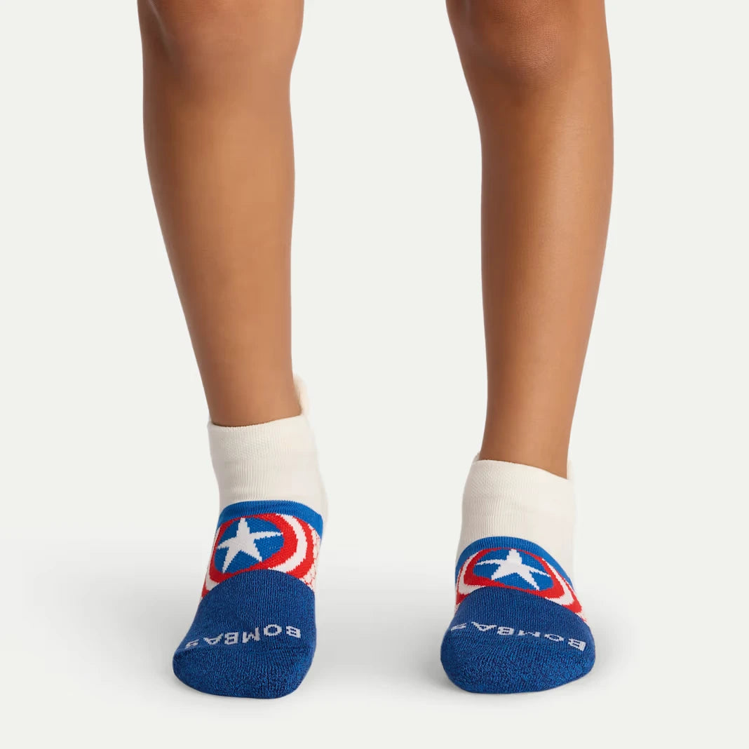 Marvel | Bombas Youth Ankle Sock 4-Pack Gift Box - US 8217