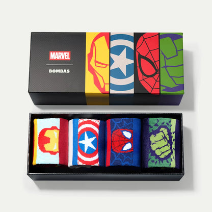 Marvel | Bombas Youth Ankle Sock 4-Pack Gift Box - US 8217