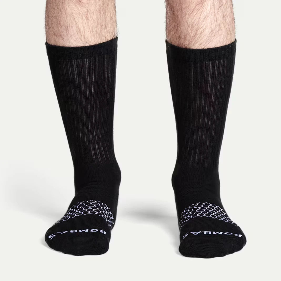 Men's Solids Calf Sock 12-Pack - US 9034