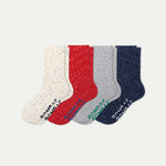 Men's Chunky Ragg Half Calf Sock 4-Pack - US 9859
