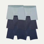 Men's Cotton Modal Blend Boxer Brief 6" 6-Pack - US 6471