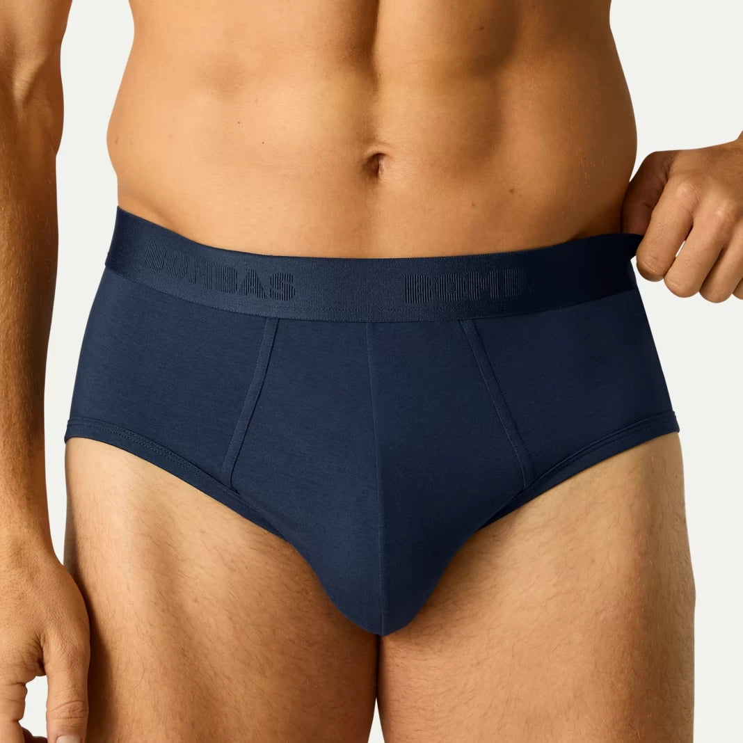 Men's Cotton Modal Blend Flyless Brief 3-Pack - US 3624