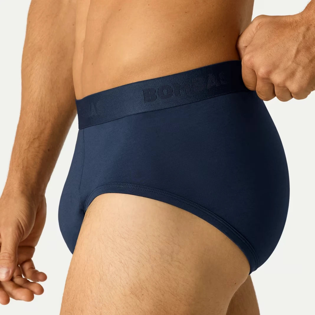 Men's Cotton Modal Blend Flyless Brief - US 6325