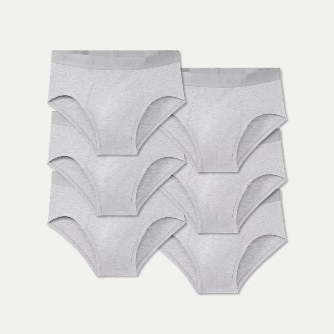Men's Cotton Modal Blend Flyless Brief 6-Pack - US 2764