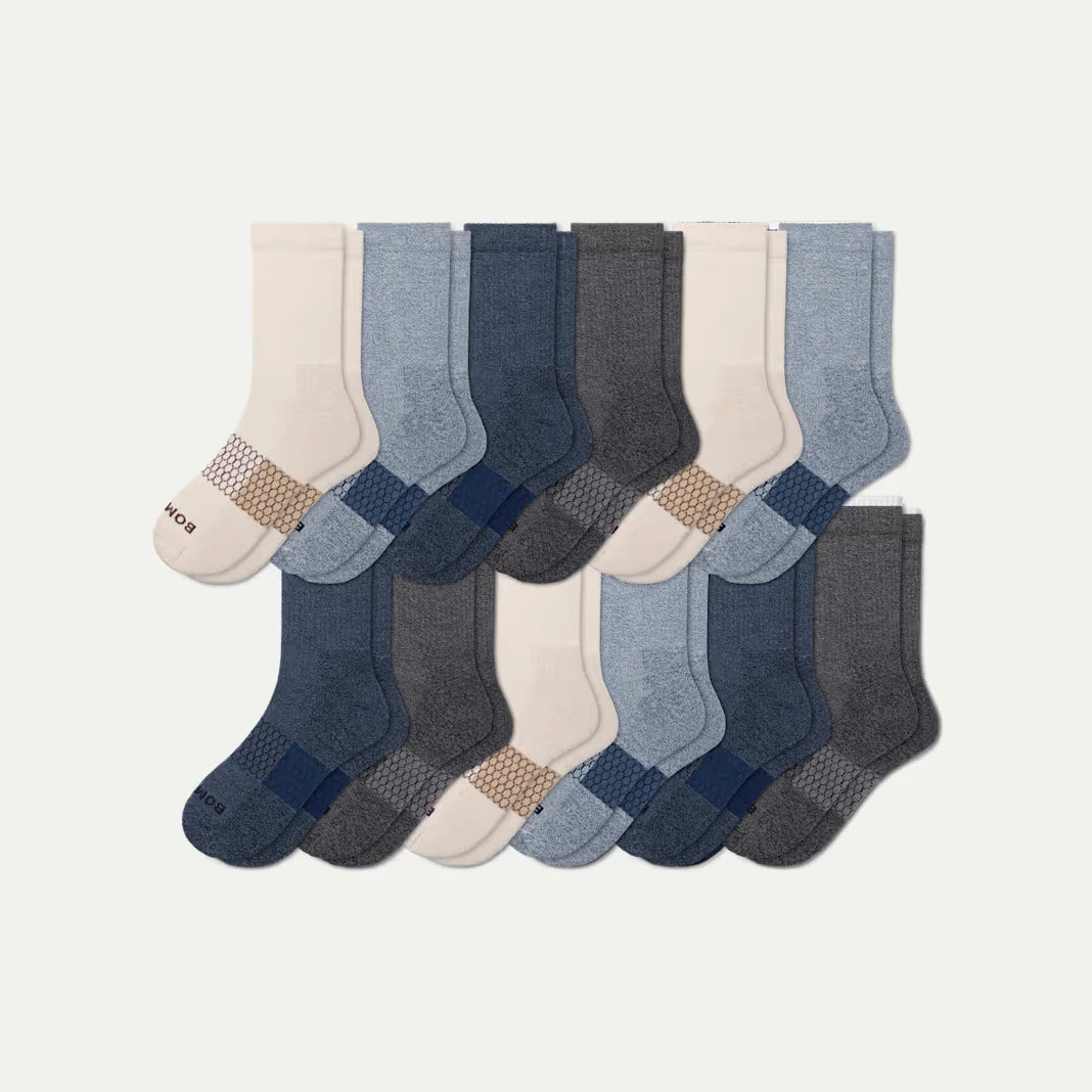 Men's Half Calf Sock 12-Pack - US 1241