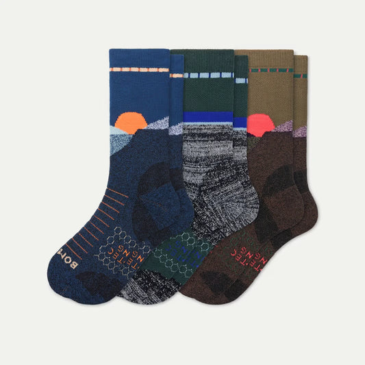 Men's Hiking Calf Sock 3-Pack - US 8686