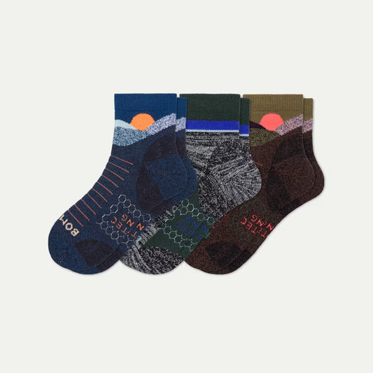 Men's Hiking Quarter Sock 3-Pack - US 7454