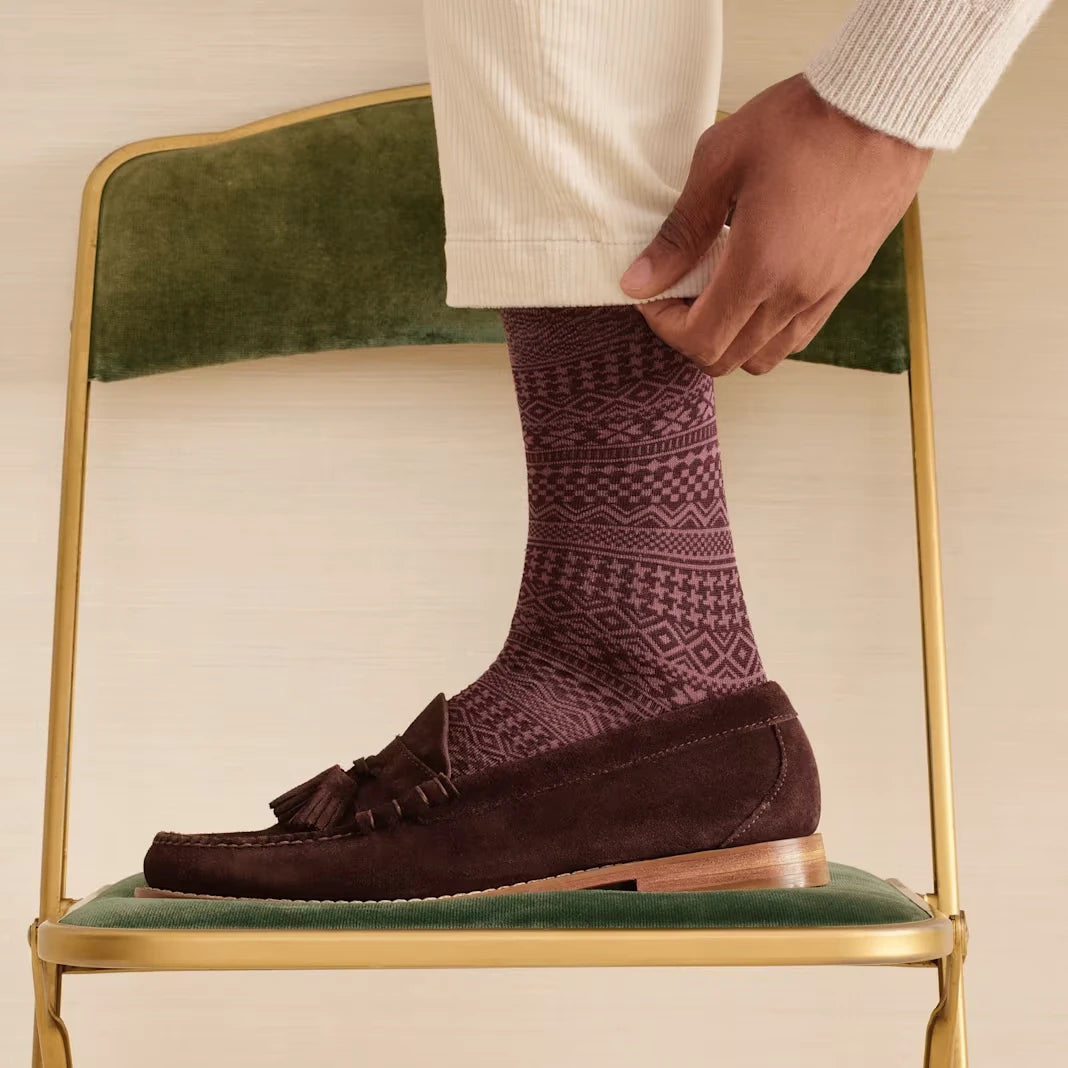 Men's Dress Calf Sock 4-Pack Gift Box - US 5622