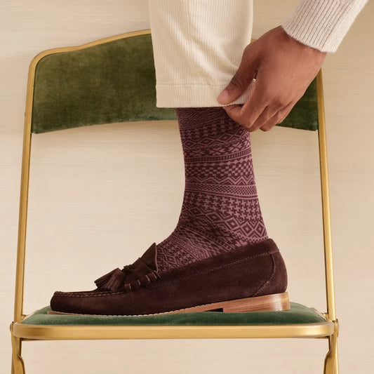 Men's Dress Calf Sock 4-Pack Gift Box - US 5622