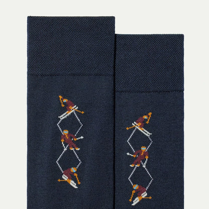 Men's Dress Calf Sock 4-Pack Gift Box - US 5622