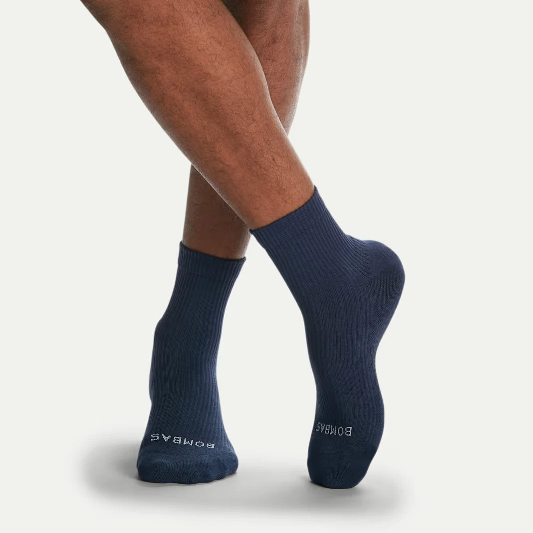 Men's Modern Rib Quarter Sock 8-Pack - US 5308