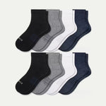 Men's Modern Rib Quarter Sock 8-Pack - US 5308
