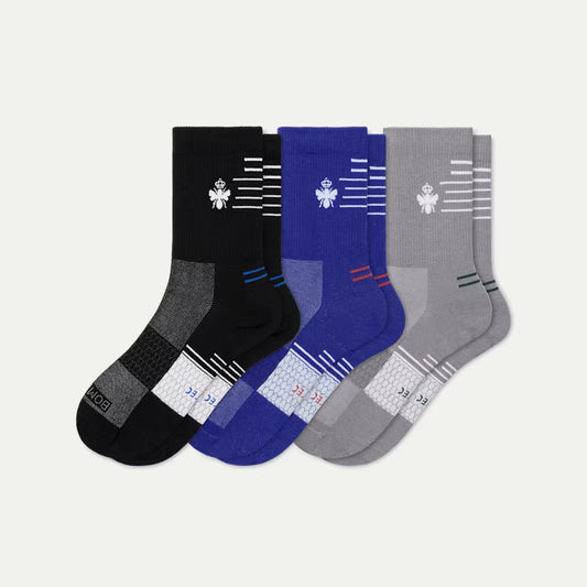 Men's UltraLite Sport Half Calf Sock 3-Pack - US 0104