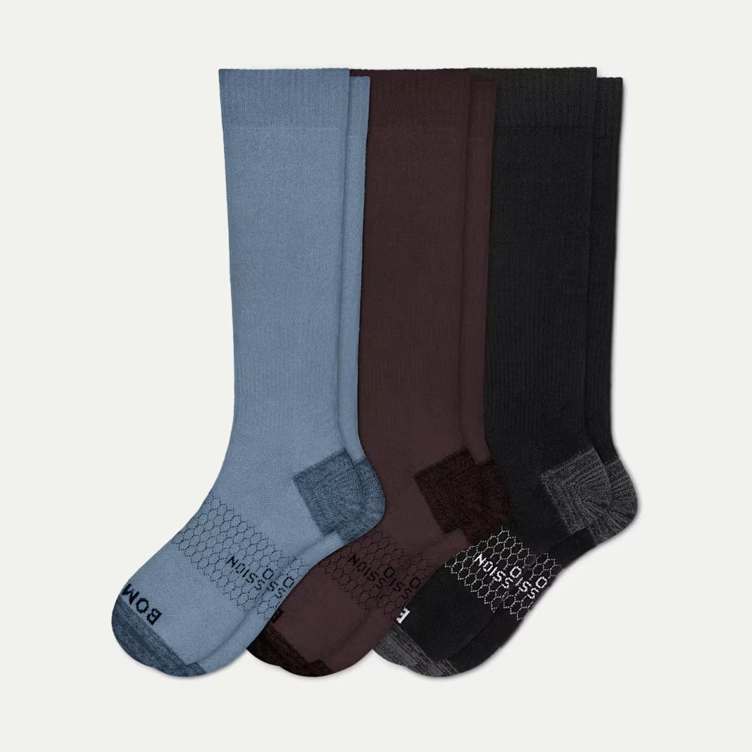 Men's Medical Grade Compression Knee High Sock 3-Pack (20-30mmHg) - US 8260