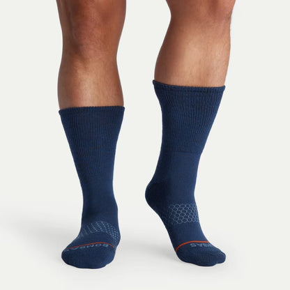 Men's Merino Wool Blend Wide Calf Sock 4-Pack - US 5140