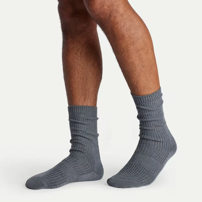 Men's Merino Cashmere Blend Fine Rib Calf Sock 3-Pack - US 6226