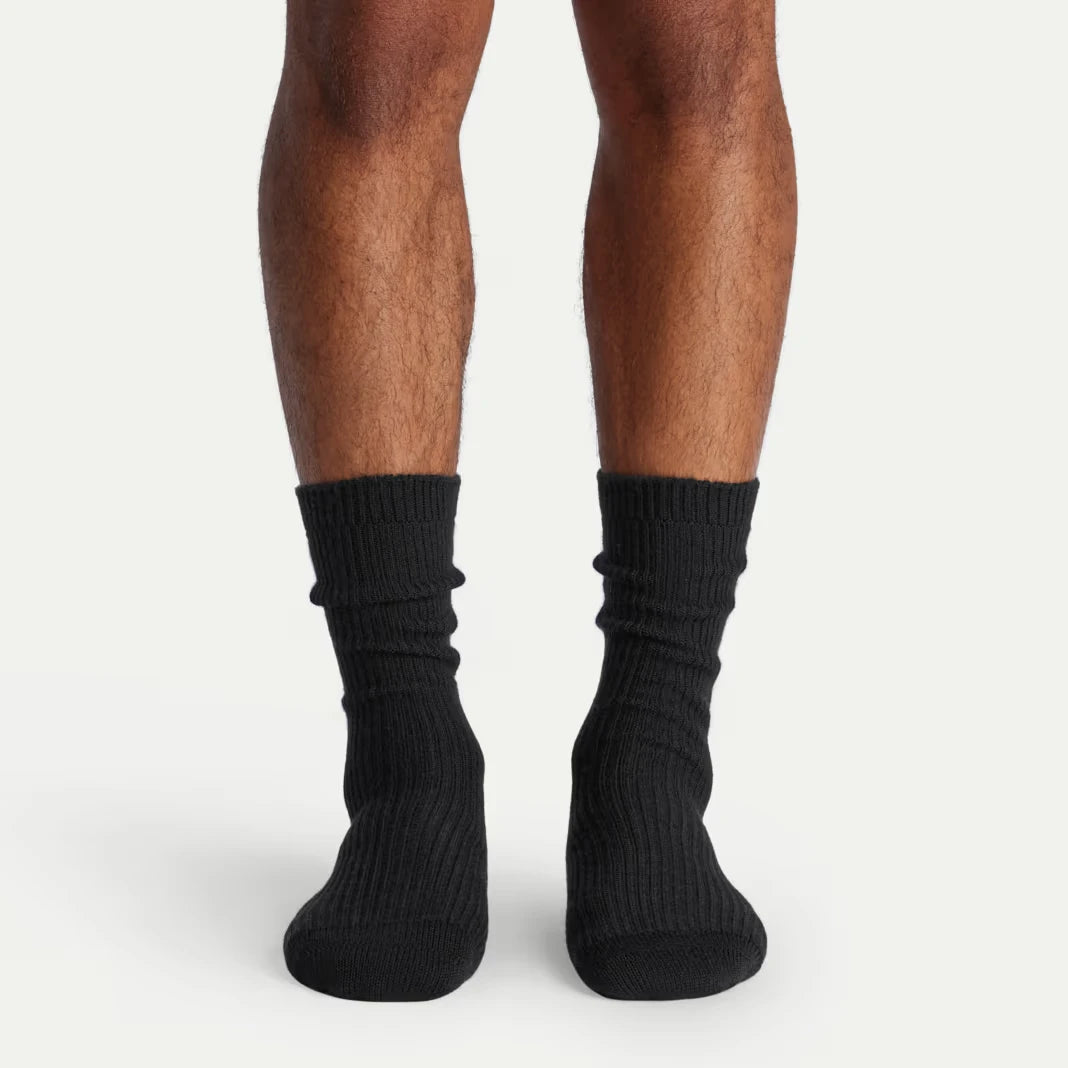 Men's Merino Cashmere Blend Fine Rib Calf Sock 3-Pack - US 6226