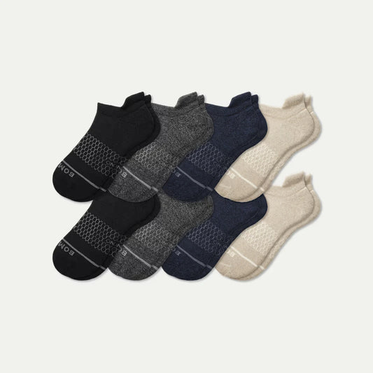Men's Merino Wool Blend Ankle Sock 8-Pack - US 8496