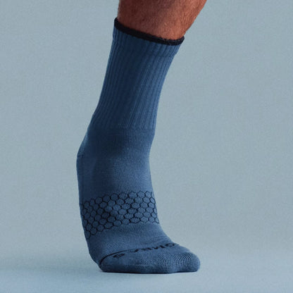 Men's Merino Wool Blend Half Calf Sock 4-Pack - US 0096