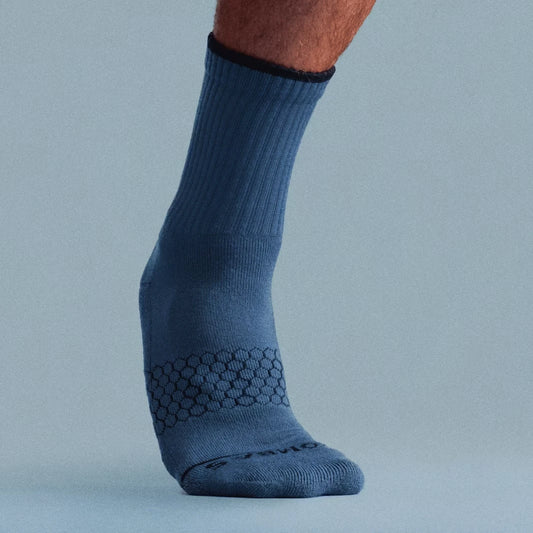 Men's Merino Wool Blend Half Calf Sock 4-Pack - US 0096