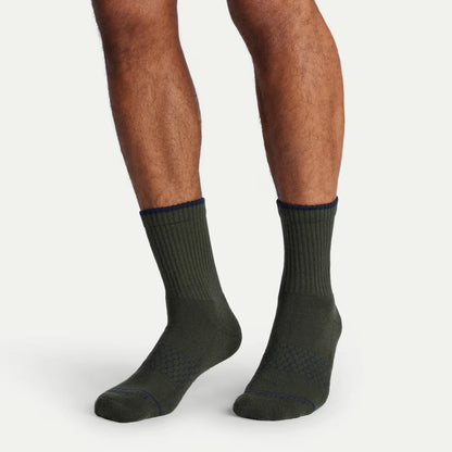 Men's Merino Wool Blend Half Calf Sock 4-Pack - US 0096